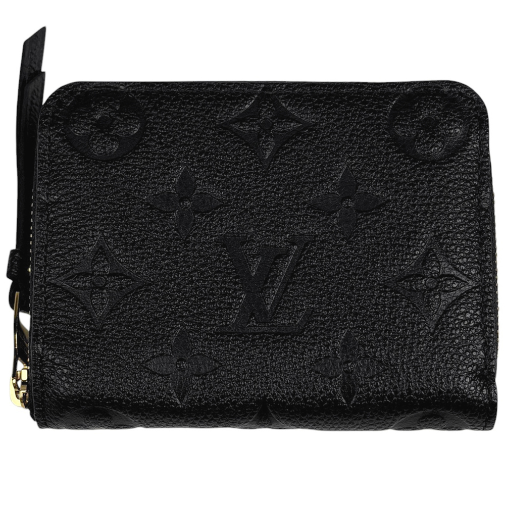Louis Vuitton Zippy Coin Purse Wallet/Coin Case/Card Case, Monogram Empreinte...
